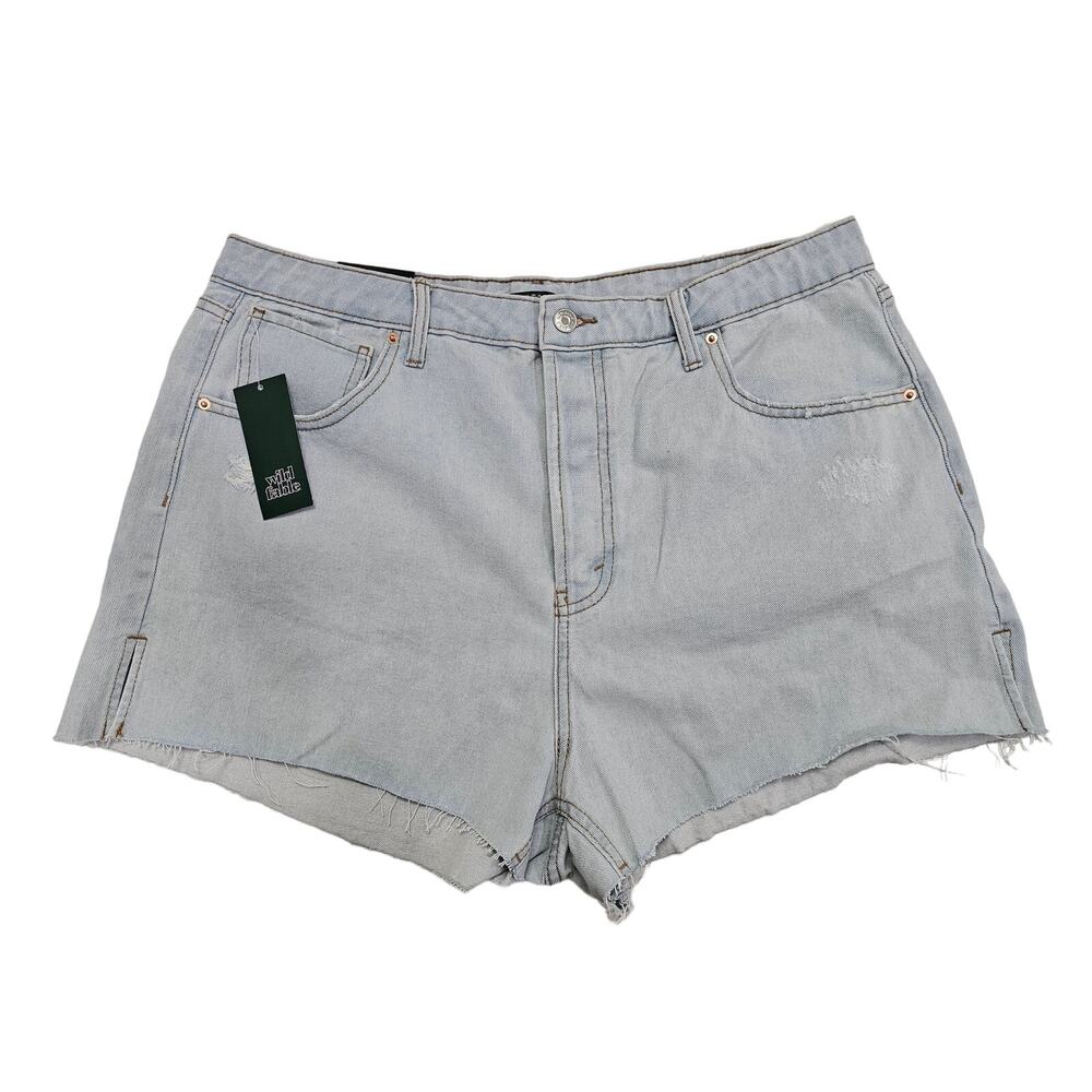 High Rise Cutoff Shorts Size 16 Wild Fable New